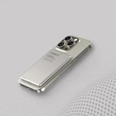 Power Bank 5000Mah Magsafe Ultra Powerology - Titanium